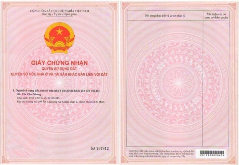 sang ten so hong can nop nhung khoan phi bat buoc nao